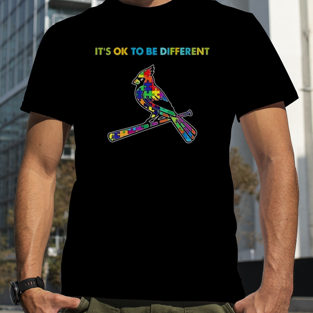 MLB 2023 St. Louis Cardinals Autism It’s Ok To Be Different Shirt