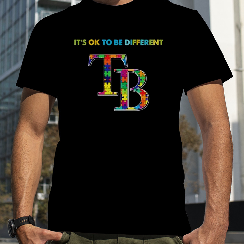 MLB 2023 Tampa Bay Rays Autism It’s Ok To Be Different Shirt