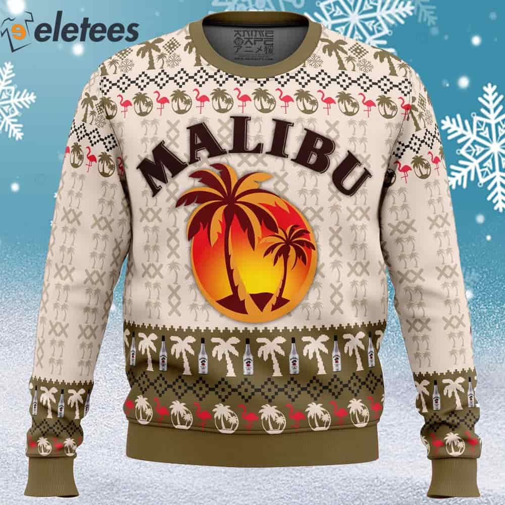 Malibu Rum Ugly Christmas Sweater