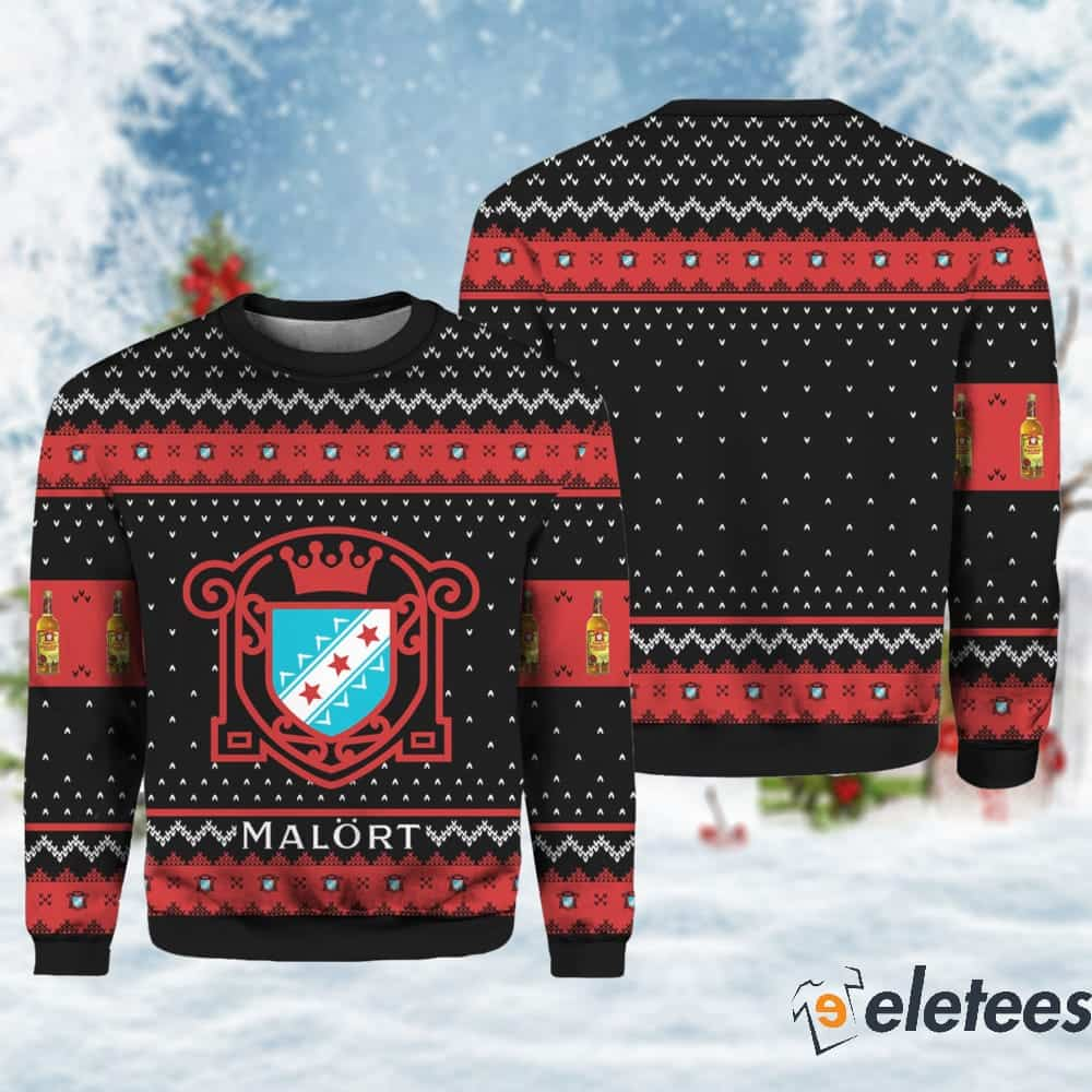 Malort Drink Ugly Christmas Sweater