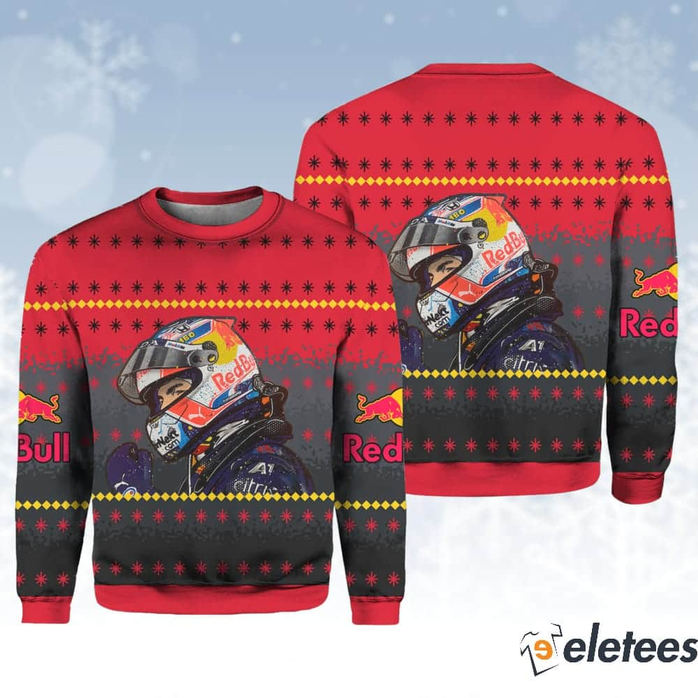 Max Verstappen Christmas Ugly Sweater