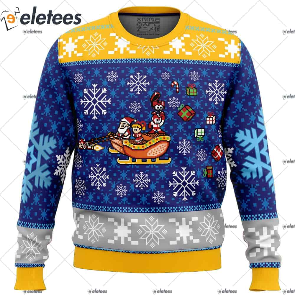 Mega Merry Christmas Mega Man Ugly Christmas Sweater