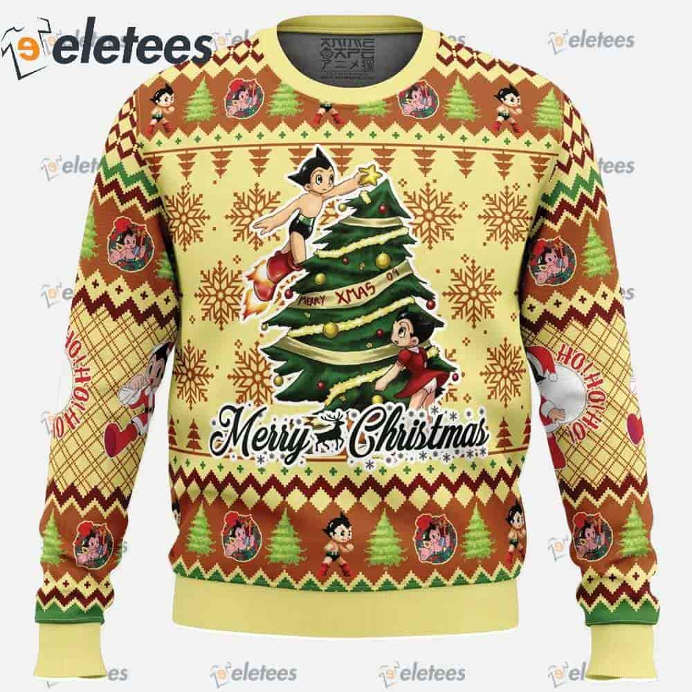 Merry Christmas Astroboy Ugly Christmas Sweater