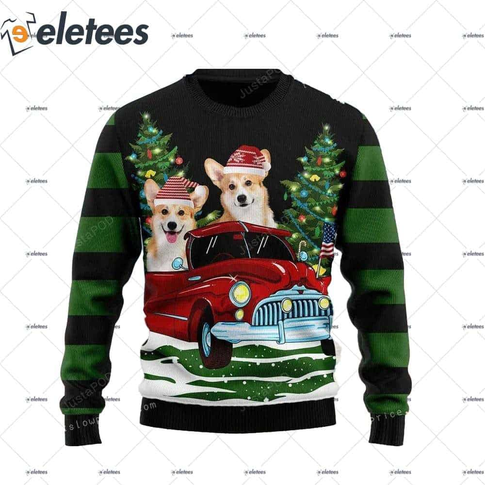 Merry Christmas Corgi Christmas Ugly Sweater