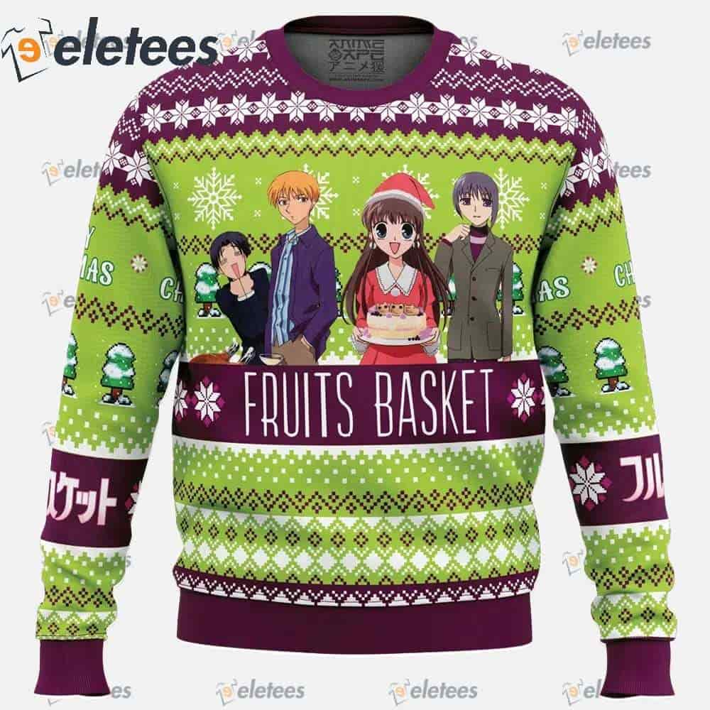 Merry Christmas Fruits Basket Ugly Christmas Sweater