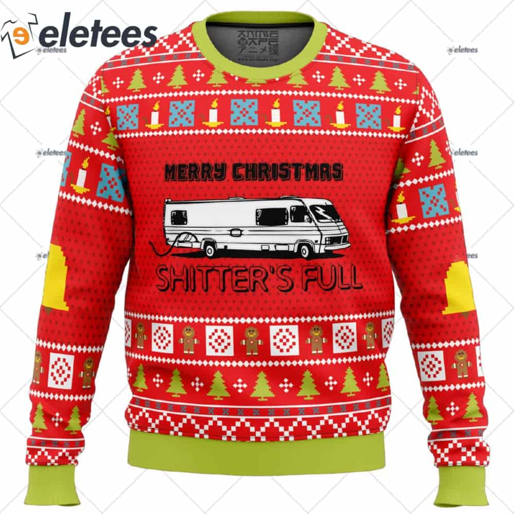 Merry Christmas Shitter's Full Ugly Christmas Sweater