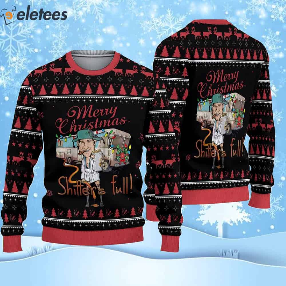 Merry Christmas Shitters Full Ugly Sweater