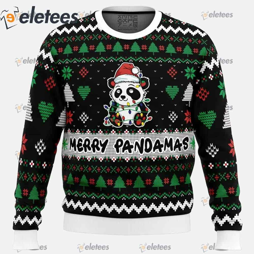 Merry Pandamas Pop Culture Christmas Sweater