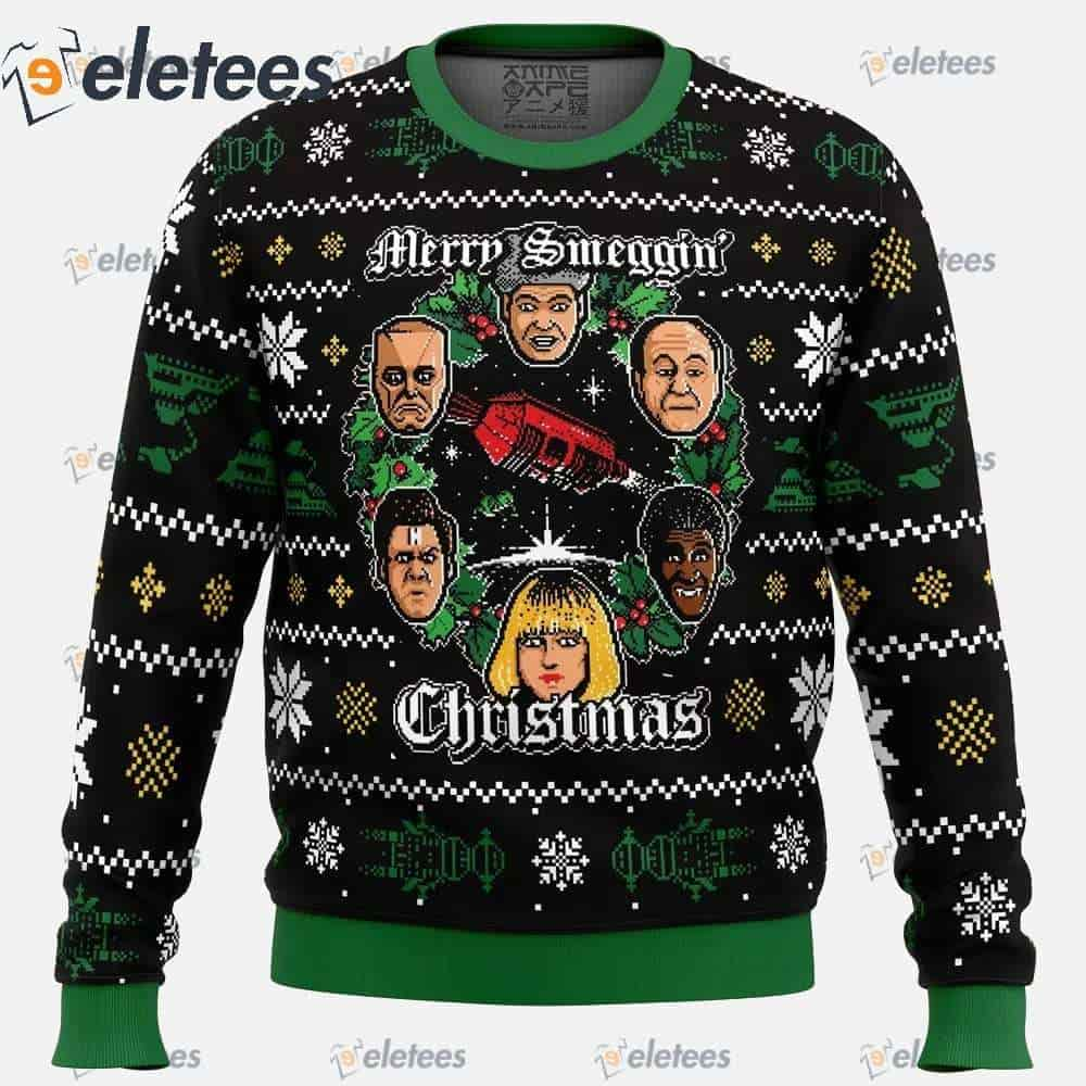 Merry Smeggin' Christmas Red Dwarf Ugly Christmas Sweater