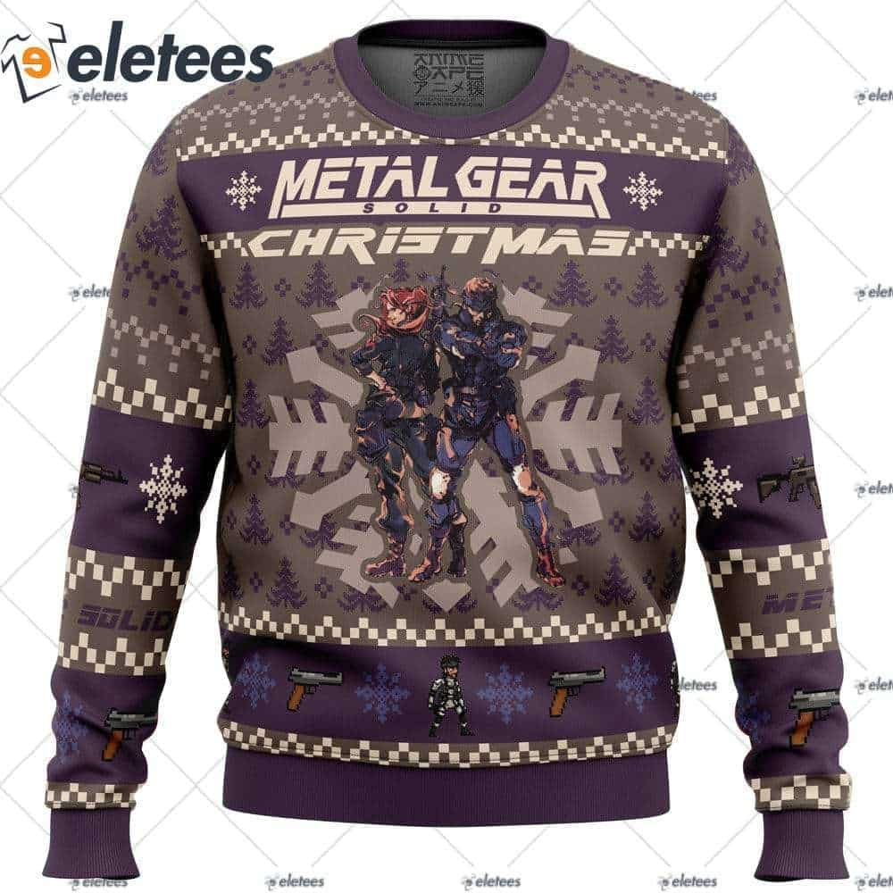 Metal Gear Solid Ugly Christmas Sweater