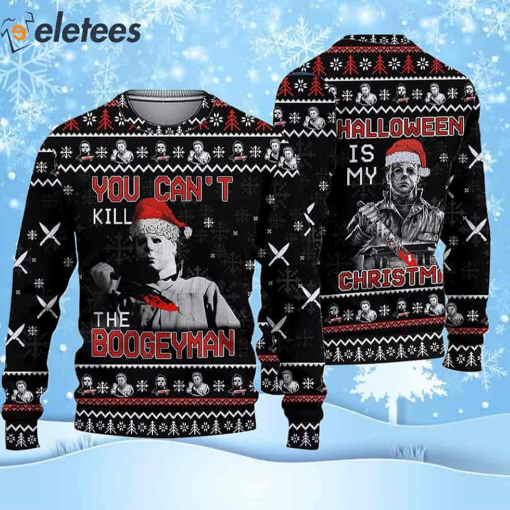 Michael Myers Ugly Christmas Sweater