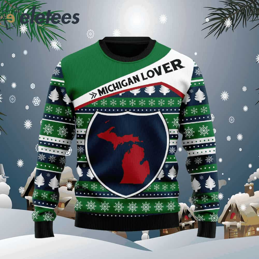 Michigan Lover Ugly Christmas Sweater