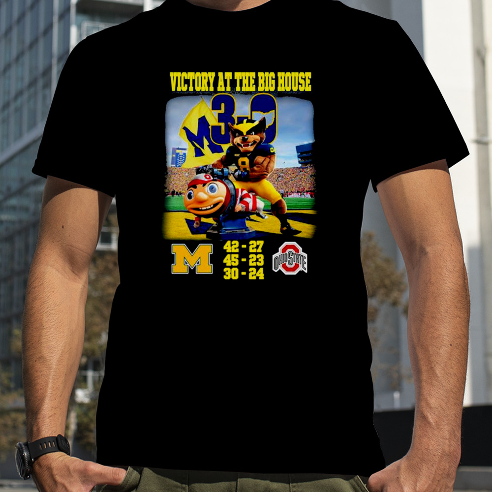 Michigan Wolverines Victory At The Big House 3 0 Ohio Shirt