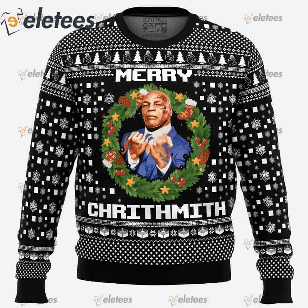 Mike Tyson Ugly Christmas Sweater