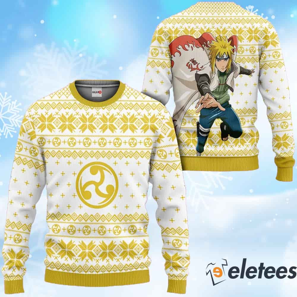 Minato Namikaze Anime Ugly Christmas Sweater