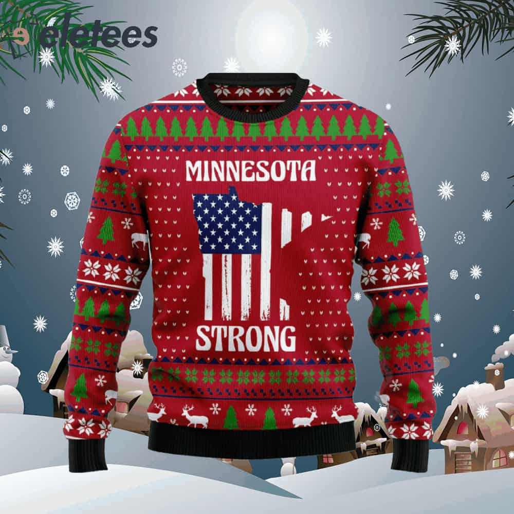 Minnesota Strong Ugly Christmas Sweater