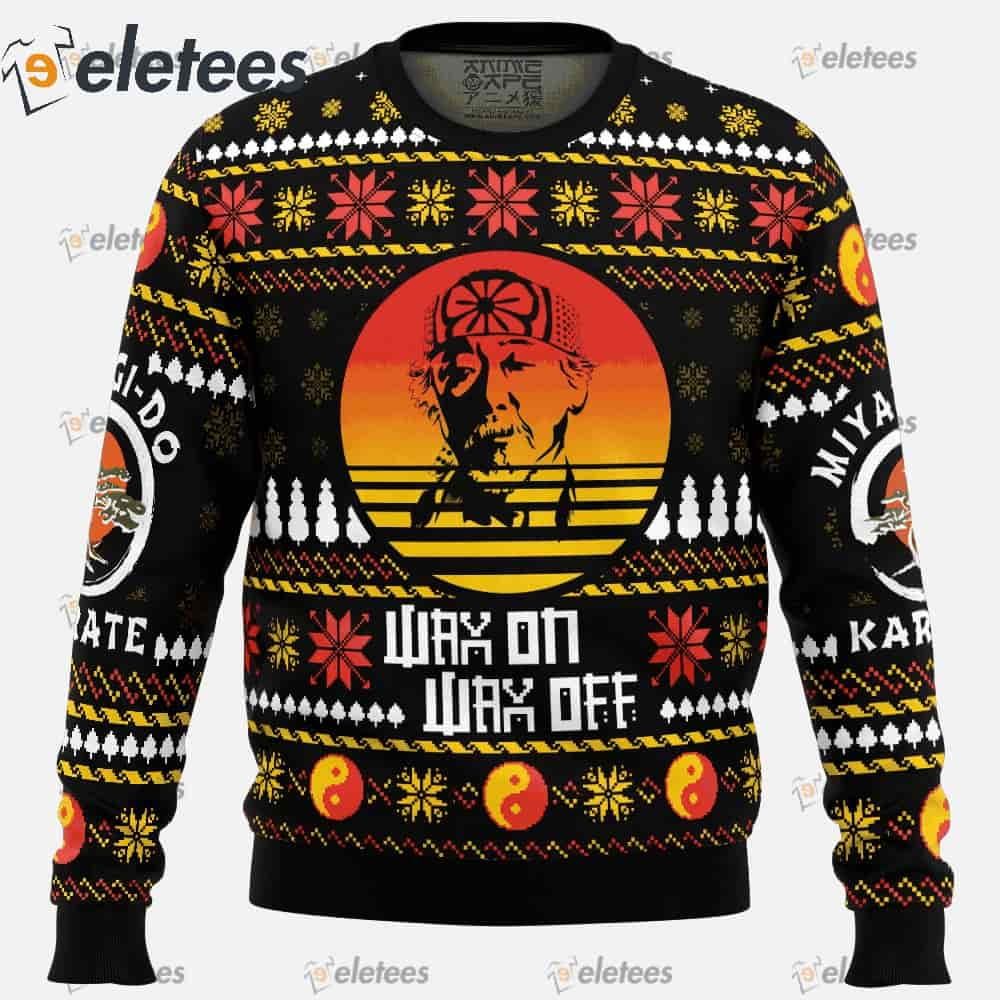 Miyagi Karate Dojo Ugly Christmas Sweater