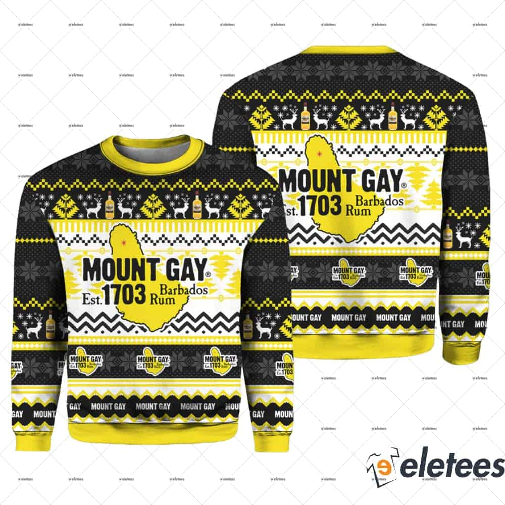 Mount Gay Rum Ugly Christmas Sweater