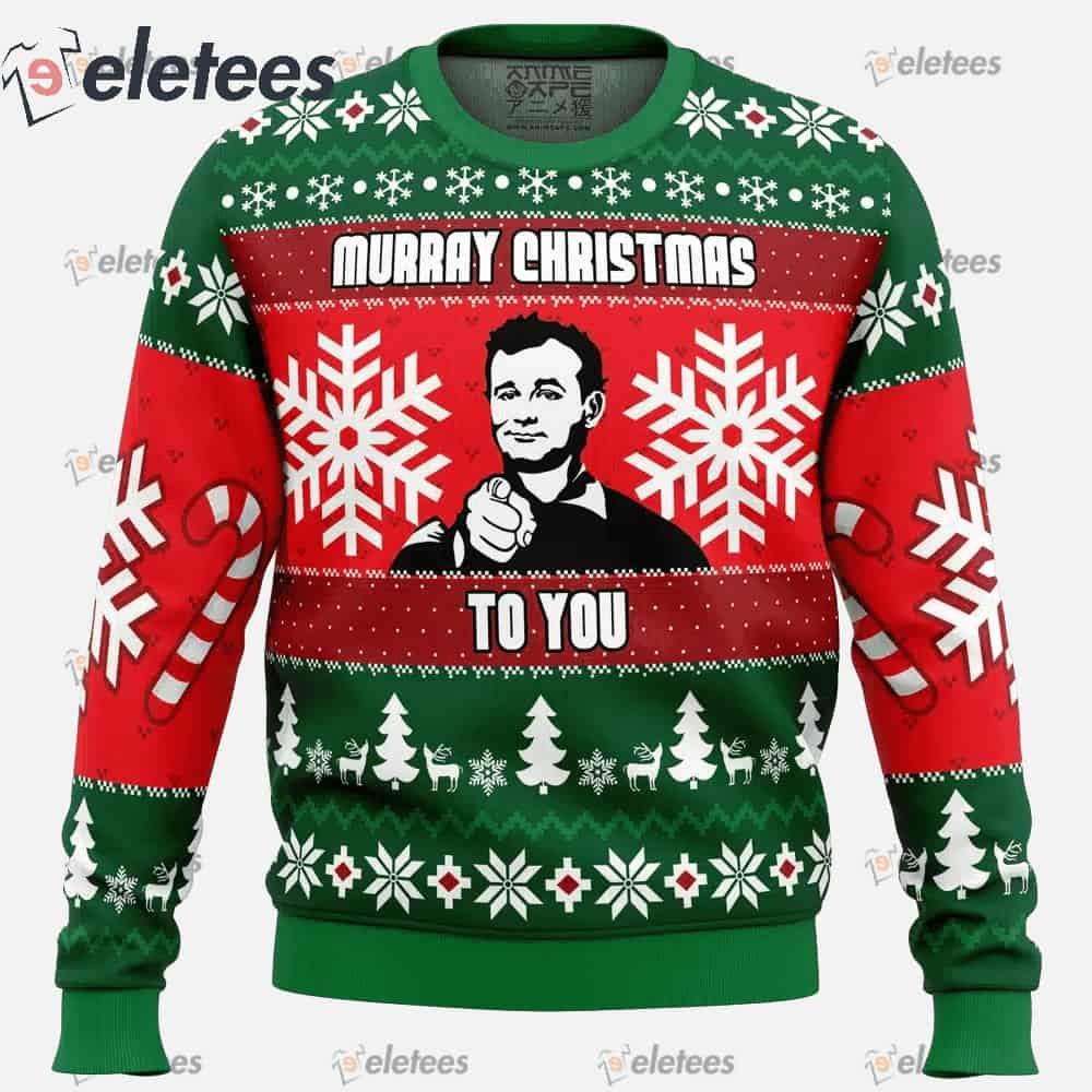 Murray Christmas Bill Murray Ugly Christmas Sweater