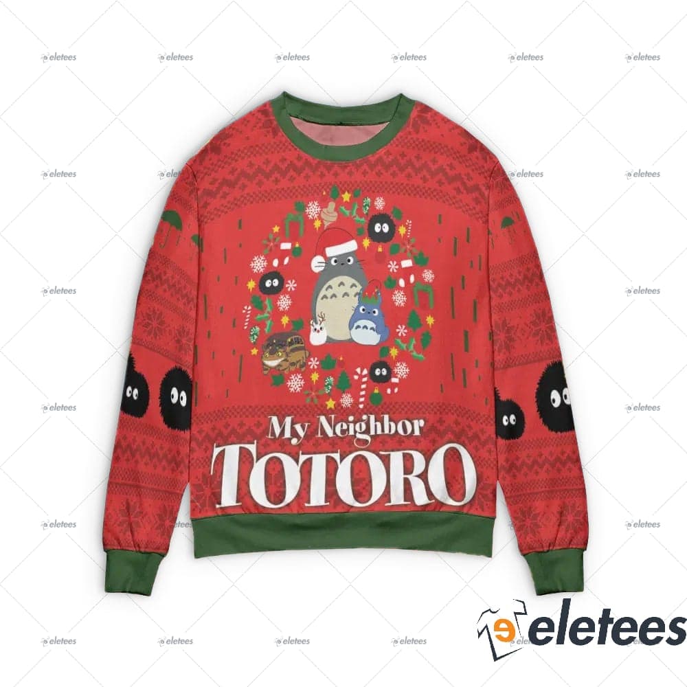 My Neighbor Totoro Ugly Christmas Sweater