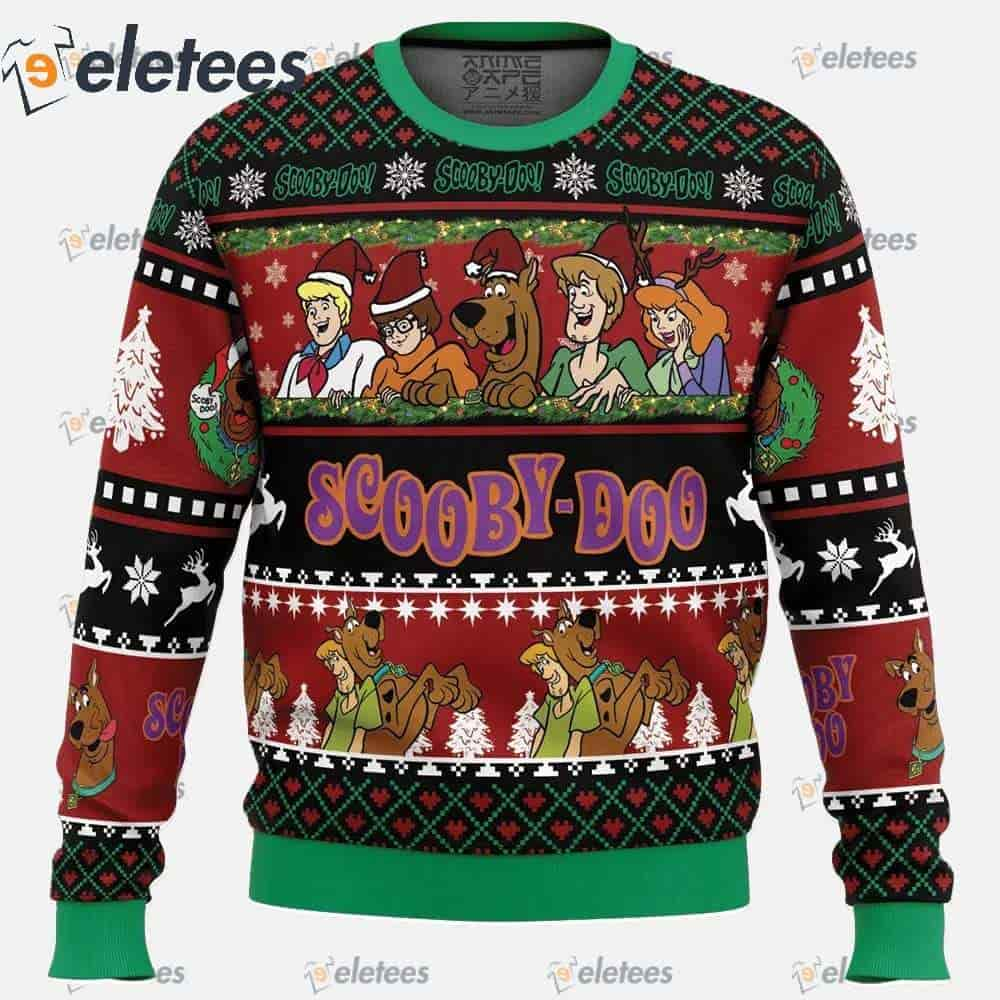 Mystery Inc Christmas Scooby-Doo Ugly Christmas Sweater