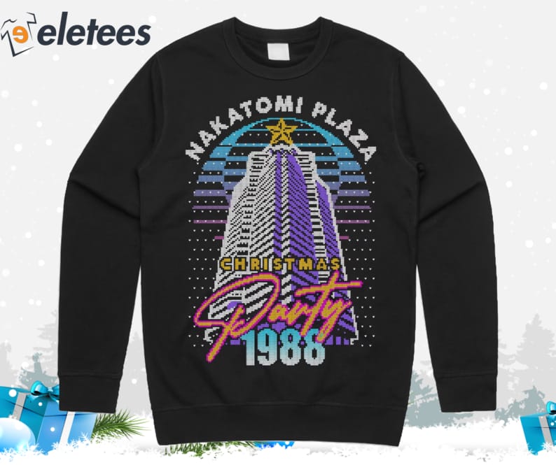 Nakatomi Plaza Christmas Party 1988 Ugly Christmas Sweater