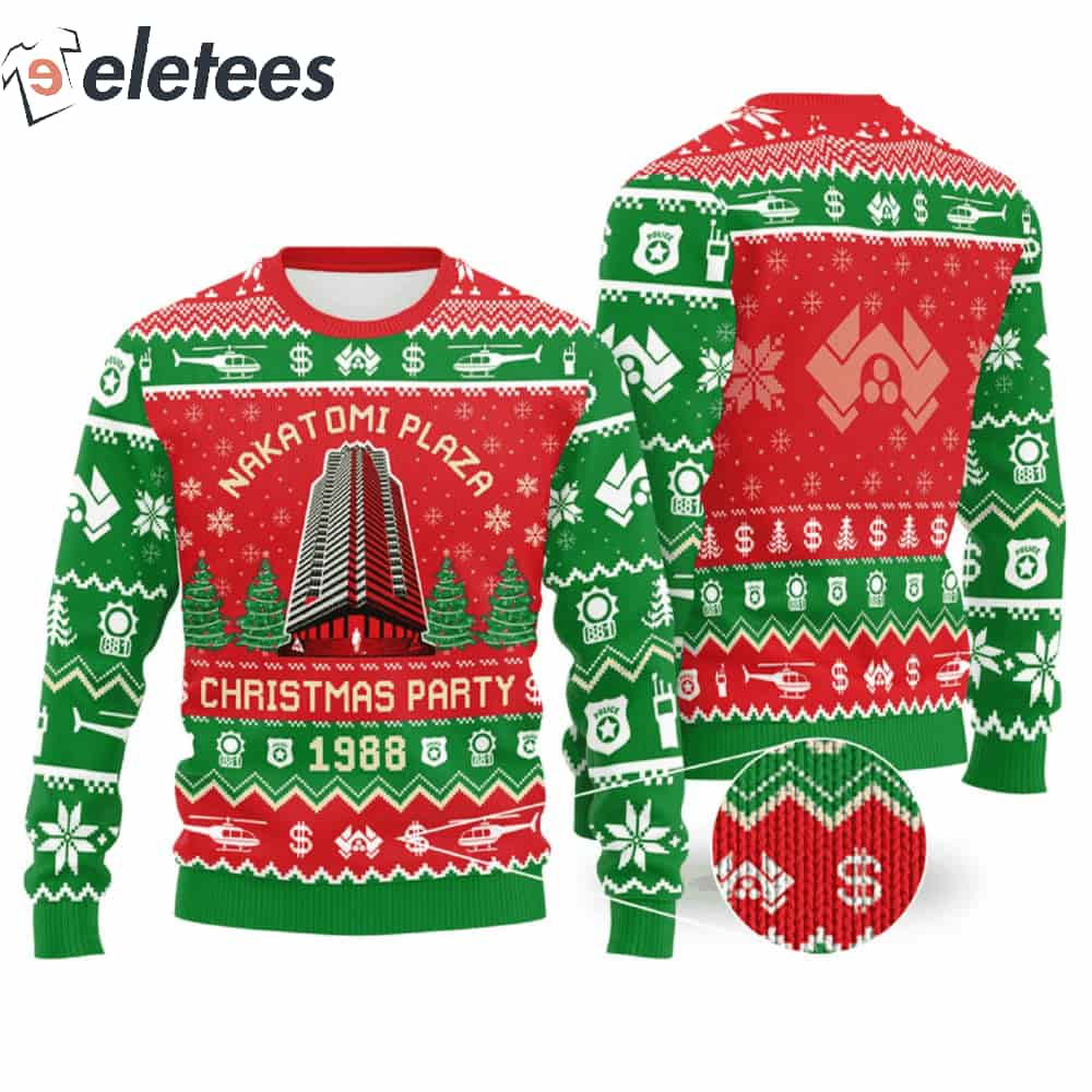 Nakatomi Plaza Christmas Party Ugly Christmas Sweater