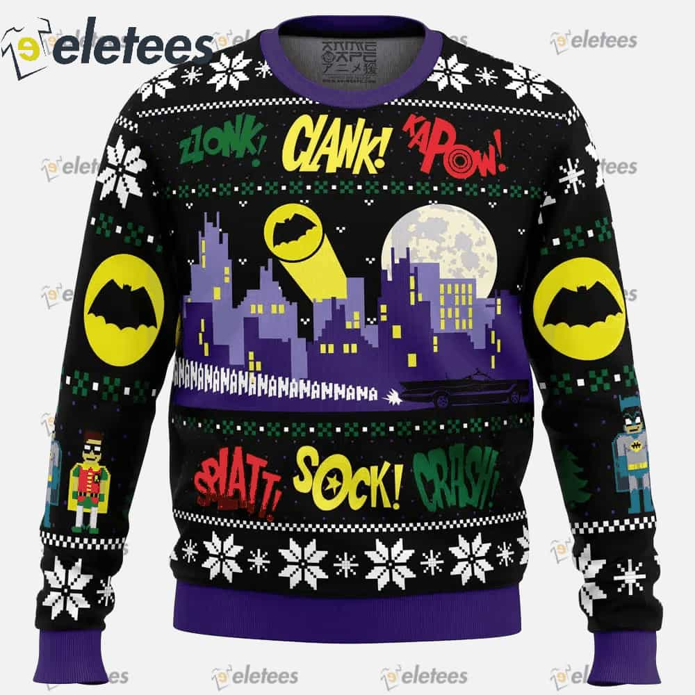 Nananana Christmas Batman DC Comics Ugly Christmas Sweater