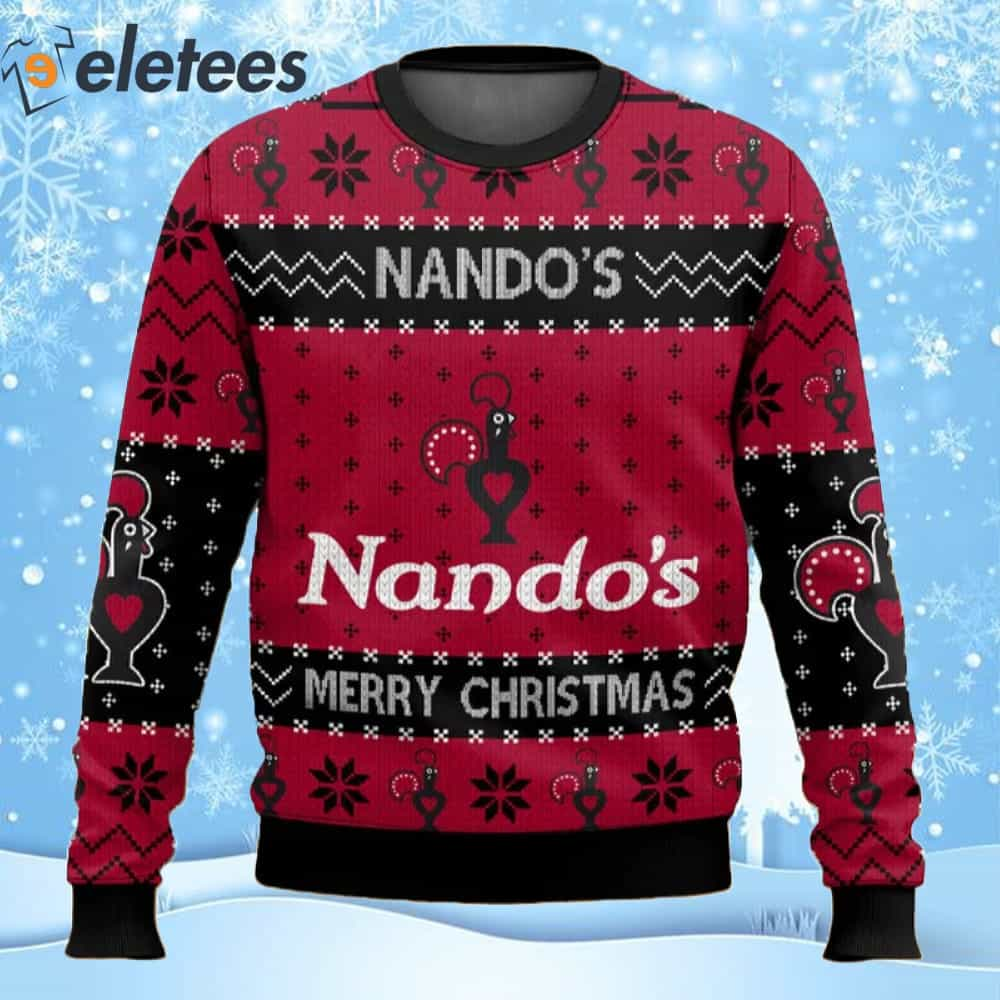 Nando's Fast Food Ugly Christmas Sweater