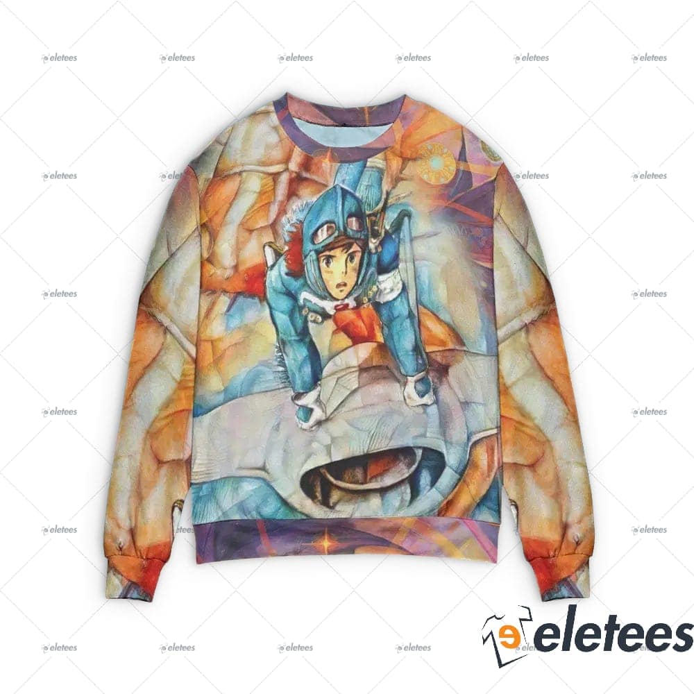 Nausicaa and The Valley of The Wind Canvas 3D Sweater