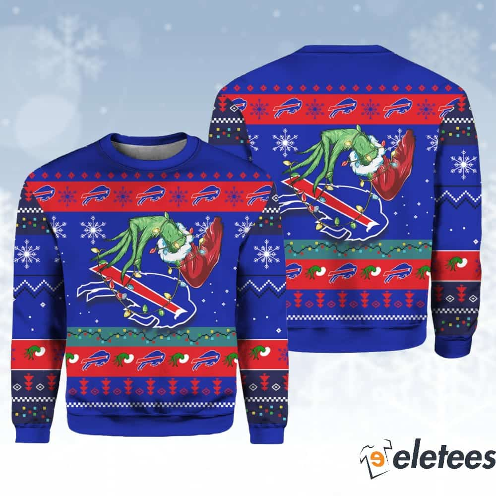 Nfl Buffalo Bills Grinch Ugly Christmas Sweater