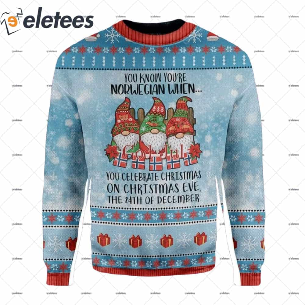 Norwegian Ugly Christmas Sweater