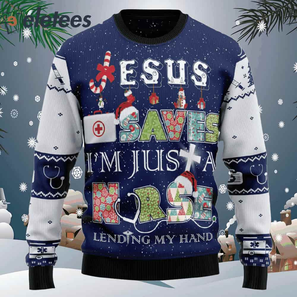 Nurse Life Ugly Christmas Sweater