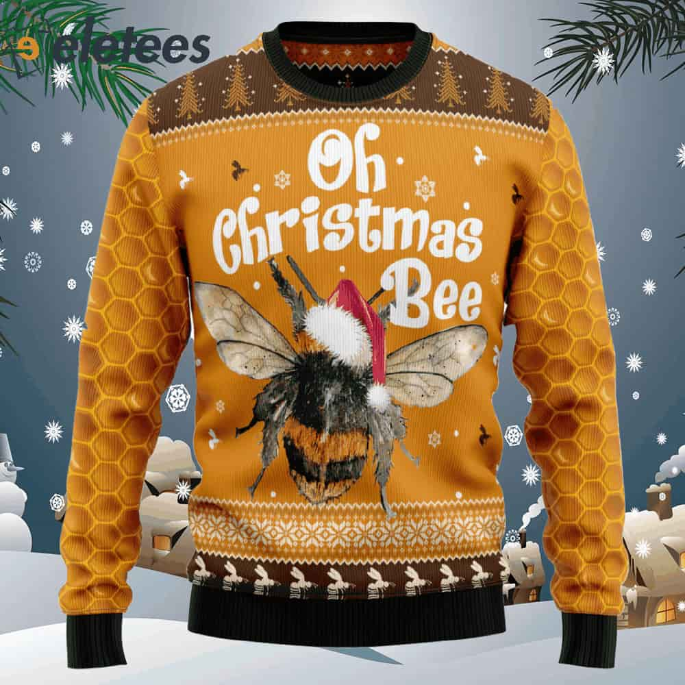 Oh Christmas Bee Big Ugly Christmas Sweater