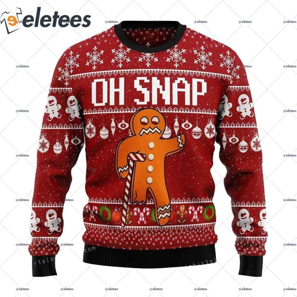 Oh Snap Ugly Christmas Sweater