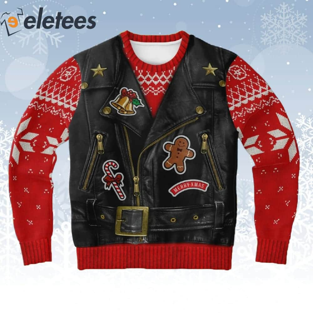 Oh What Fun It Is To Ride Motorcycle Ugly Christmas Sweater