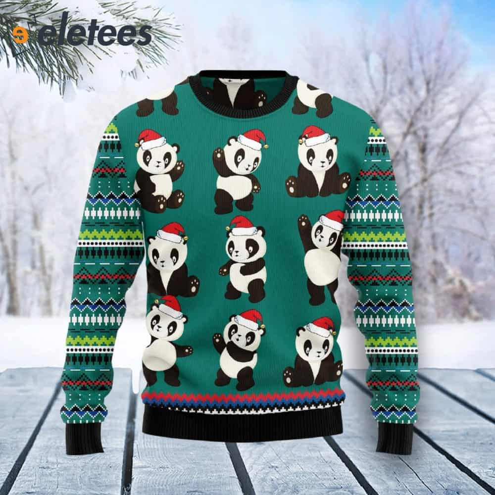 Panda Group Ugly Christmas Sweater