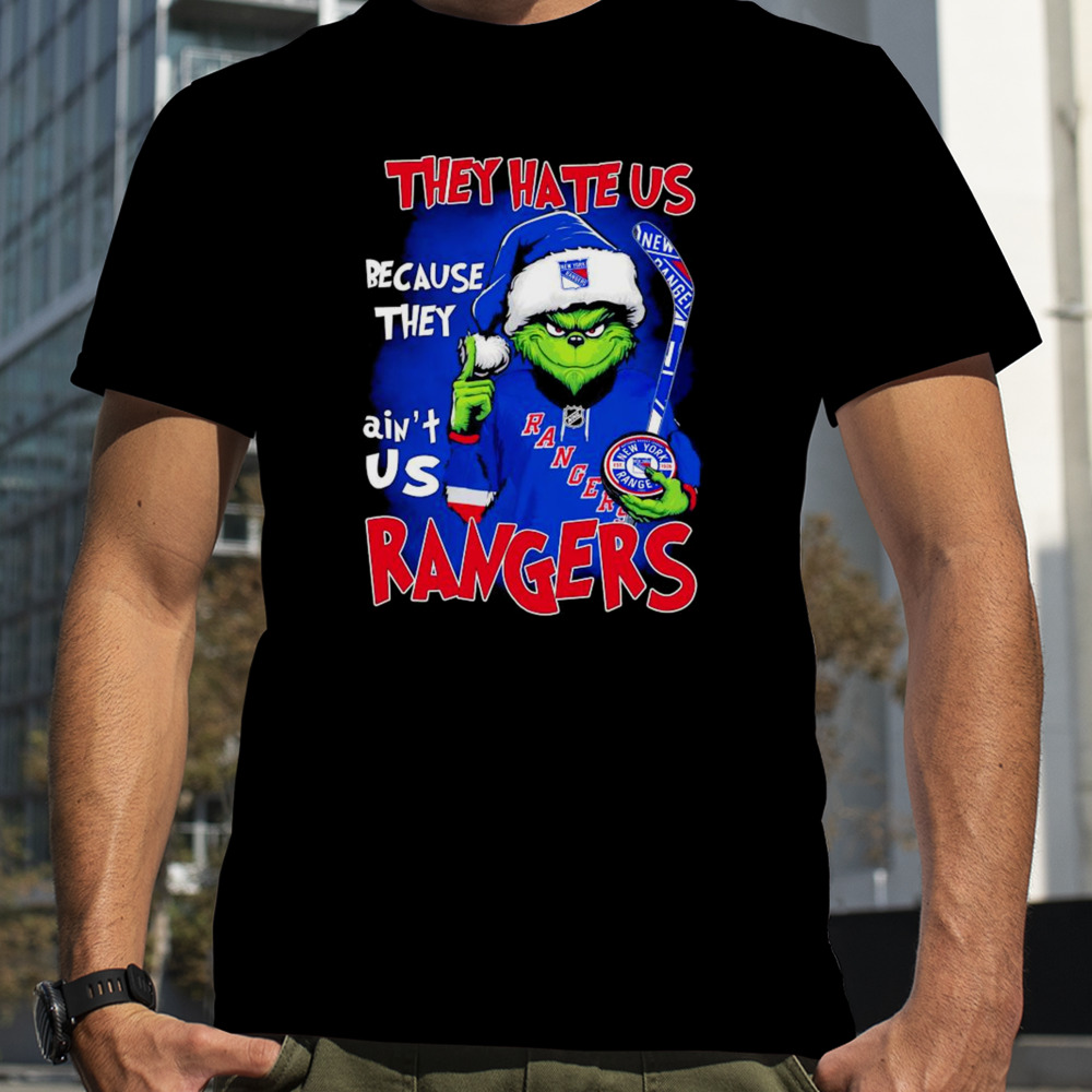 Santa Grinch they hate us because they ain’t us New York Rangers shirt