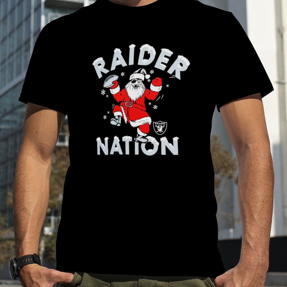 Santa Las Vegas Raiders Raider Nation Christmas Shirt