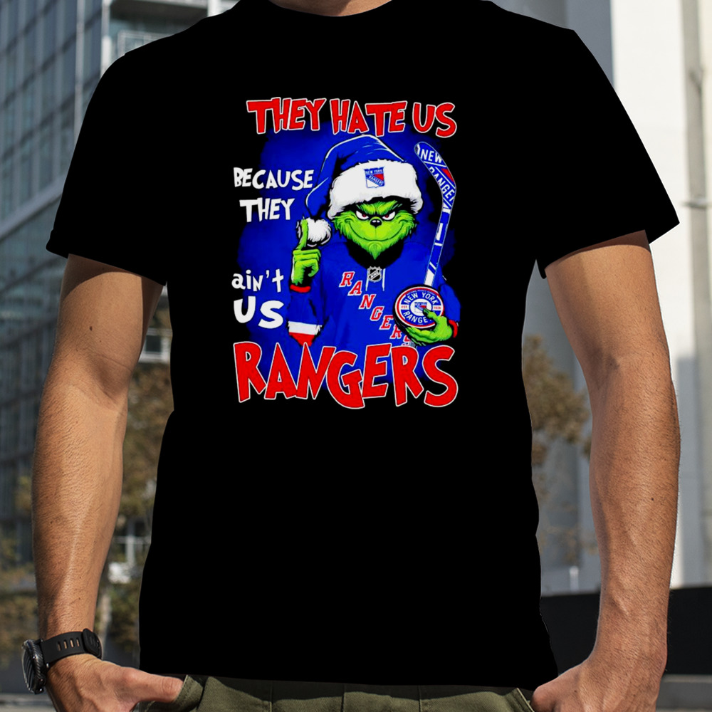 They Hate Us Because They Ain’t Us New York Rangers Nhl Santa Grinch Shirt