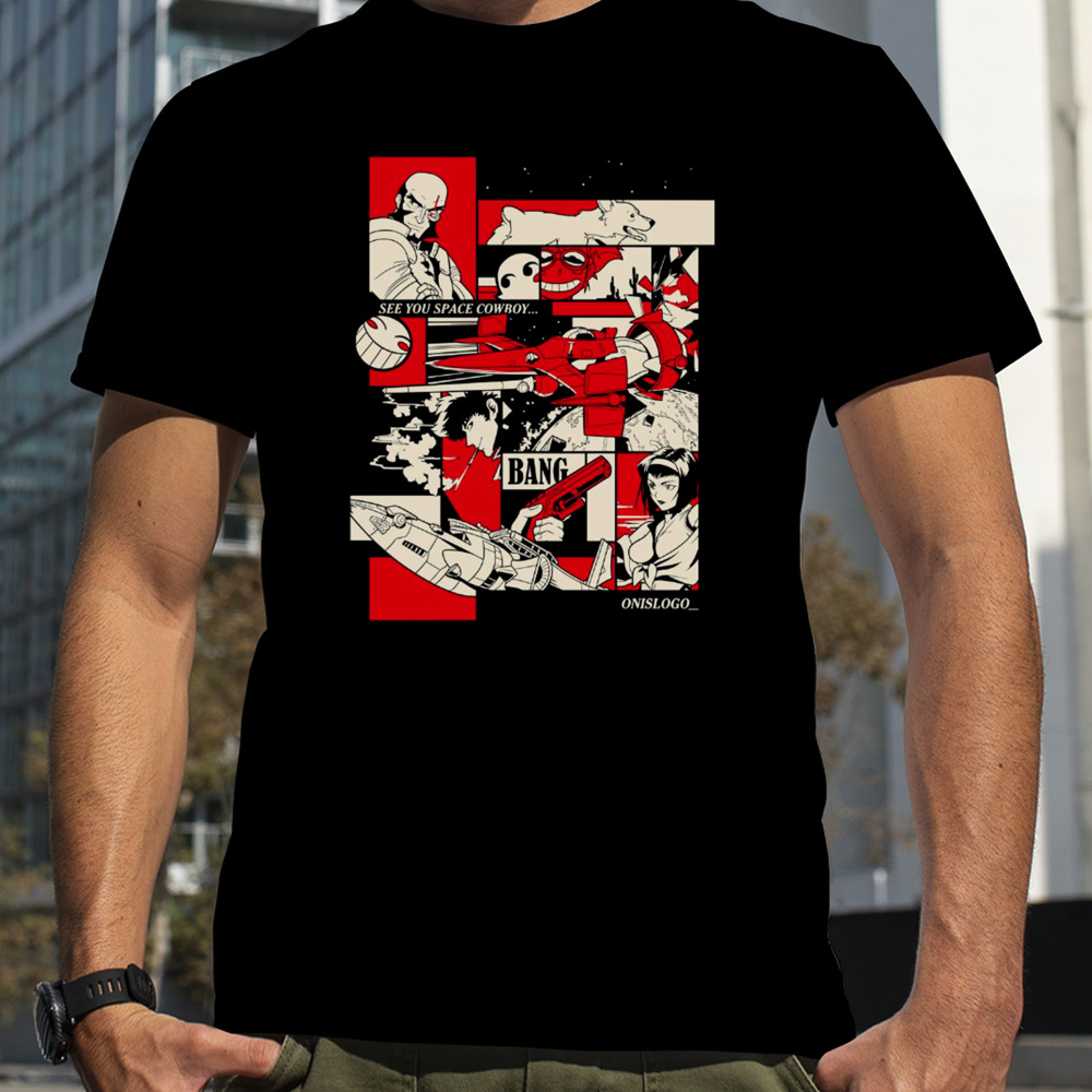 Bebop Cowboy Anime Pattern shirt