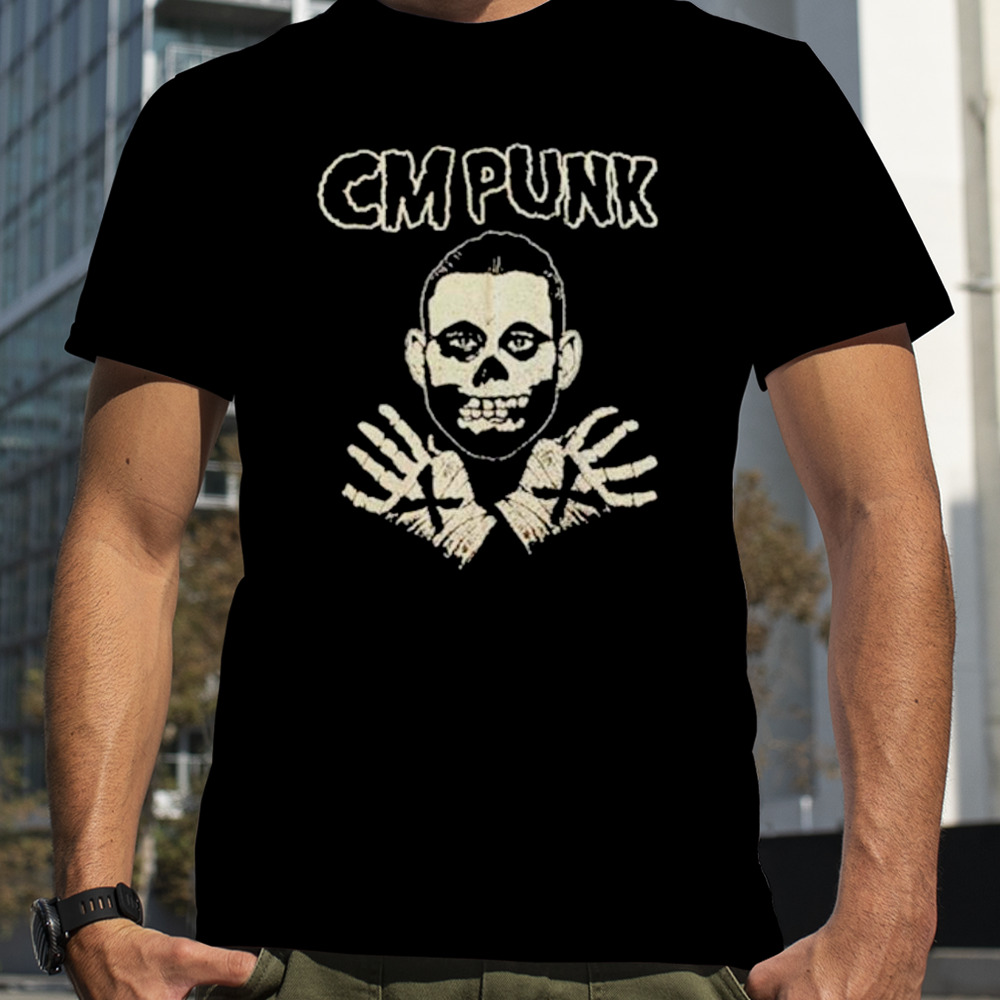 CM Punk Misfits Fiend skull shirt