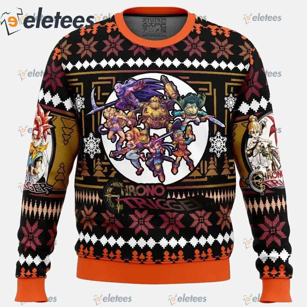 Chrono Heroes Chrono Trigger Ugly Christmas Sweater