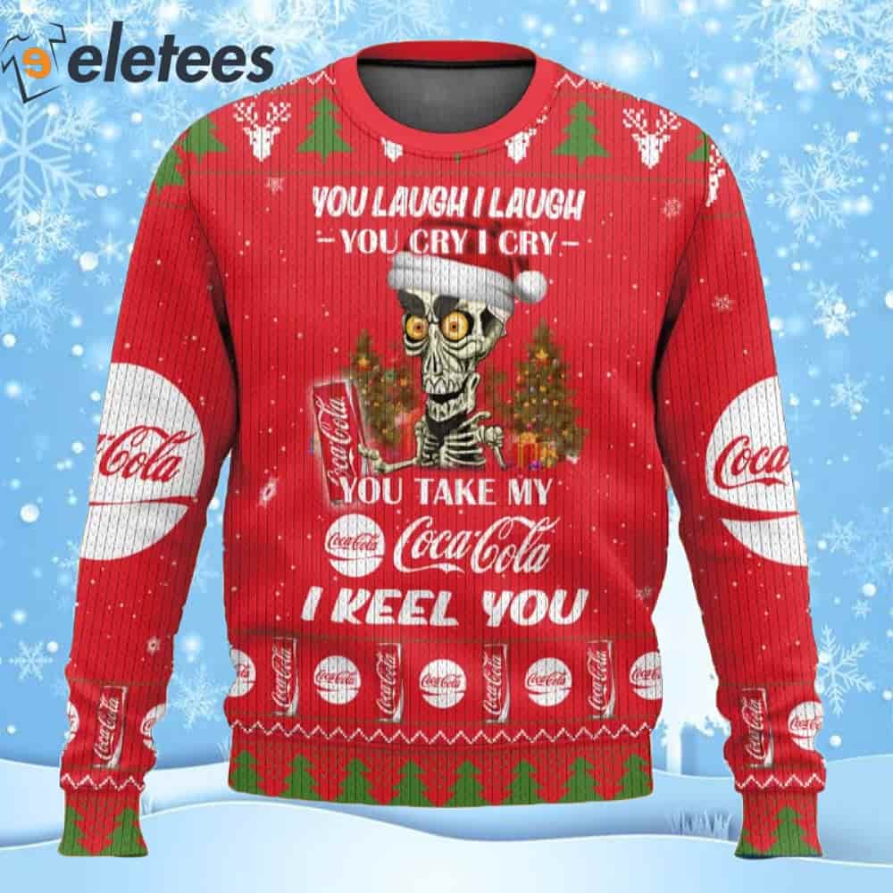 Coca Cola I Keel You Funny Ugly Christmas Sweater
