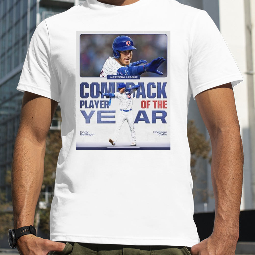 Cody Bellinger Chicago Cubs National league comeback player of the year shirt