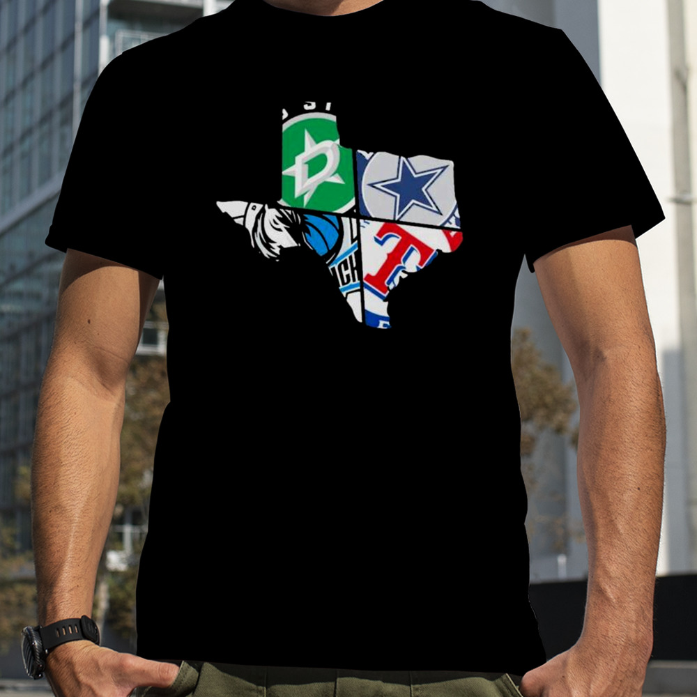 Cowboys Rangers Mavericks Star Spit Texas 2024 shirt