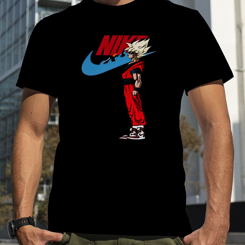 Goku Swoosh Nike Dragon Balls Anime shirt