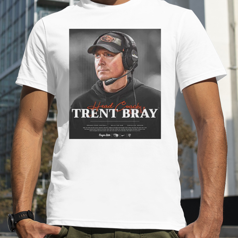 Head coach Trent Bray shirt