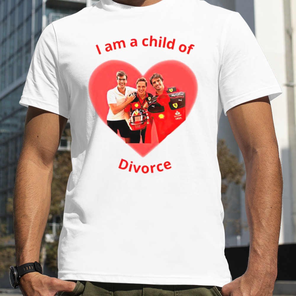 Leclerc and Sainz I am a child of divorce shirt