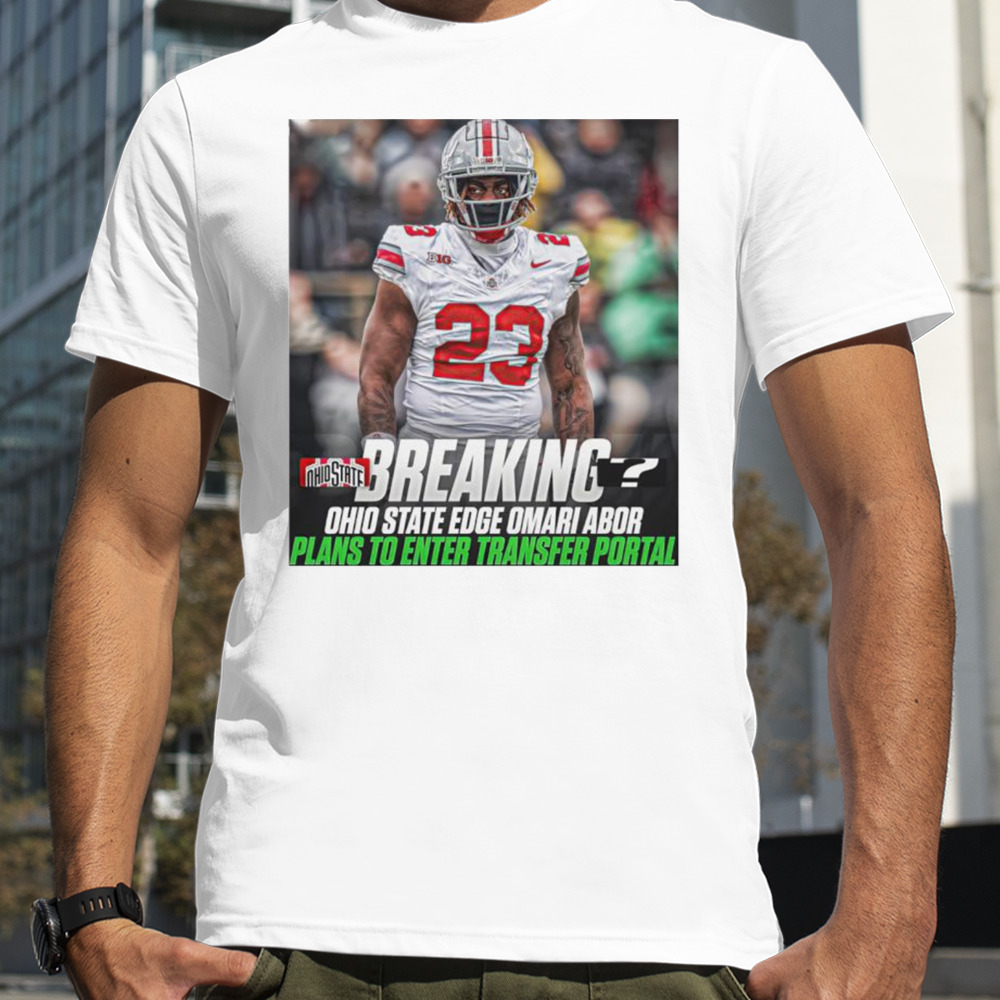 Ohio State Edge Omari Abor plans to enter transfer portal shirt